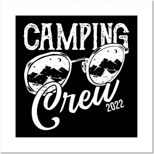 Camping Crew 2022 Camping Matching for Family Camper Group Posters and Art